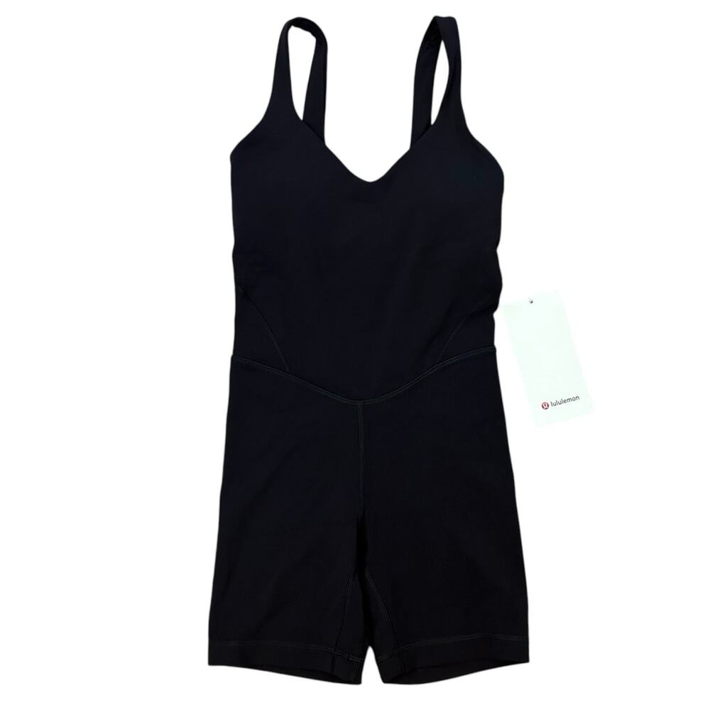 NWT Lululemon Align Bodysuit 6" Black Size 0